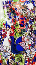 Abito a fiori con cartellino Roberto Cavalli