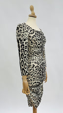 Abito midi animalier Dolce & Gabbana