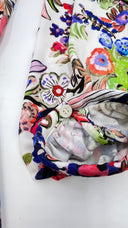 Abito a fiori con cartellino Roberto Cavalli