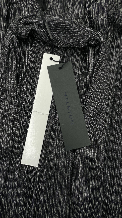 Abito lungo lurex con cartellino