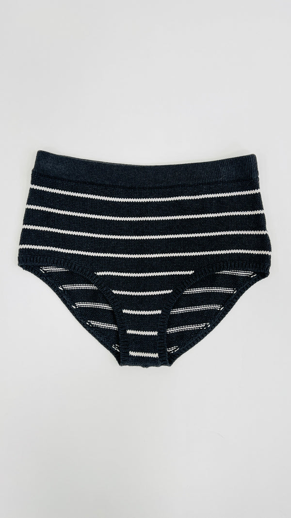 Culotte in maglia a righe