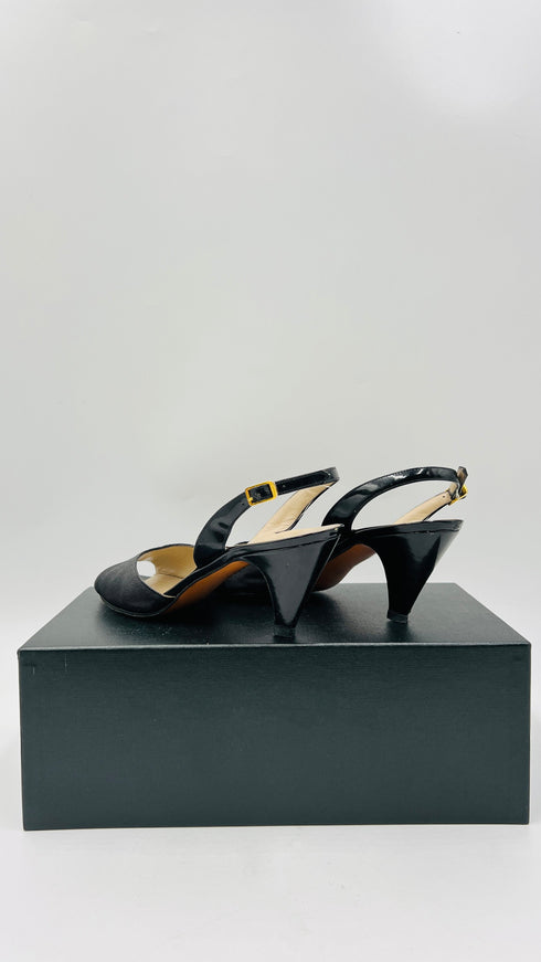 Sandali vintage tacco basso