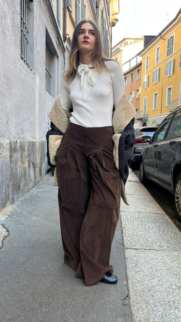 Longsleeve colo a fiocco