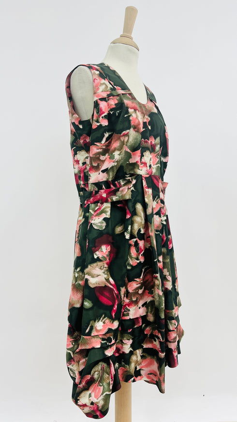 Abito midi a fiori