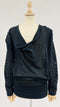 Top nero in cotone