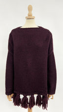Maglia over con frange Otto d'ame