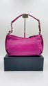 Borsa in pelle fuchsia