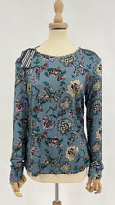 Maglia fantasia peonie Camicetta snob