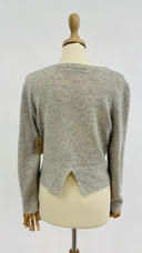Cardigan con ricami cachemire Jane Wheeler