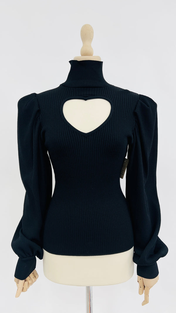 Maglia cut-out cuore