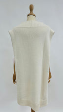 Maxi gilet color panna Erendira