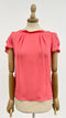 Blusa crepe rosa