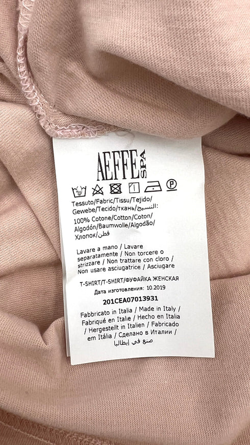 Canotta in cotone rosa