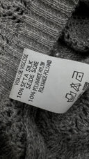 Cardigan a V traforato CASHMERE e seta