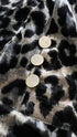 Cardigan velluto satin animalier