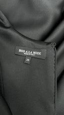Abito lungo nero smanicato BOo a la mode