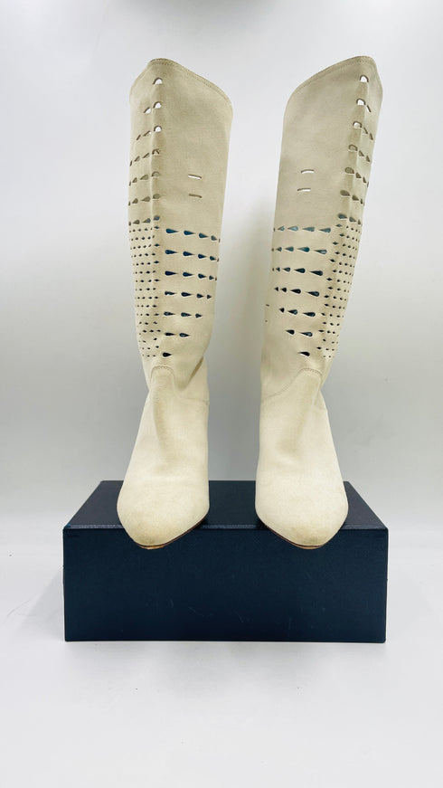 Stivali in suede N.41