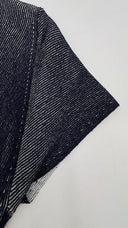 Maglia stretch a costine blu GIORGIO ARMANI