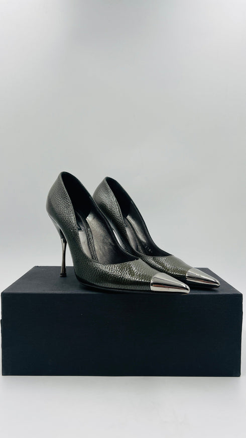 Décolleté punta metallo N38.5