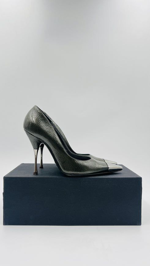 Décolleté punta metallo N38.5