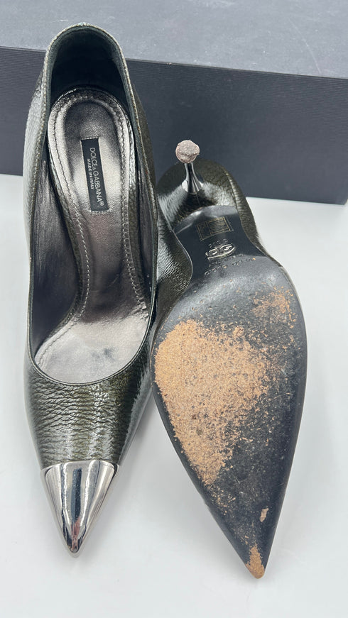 Décolleté punta metallo N38.5