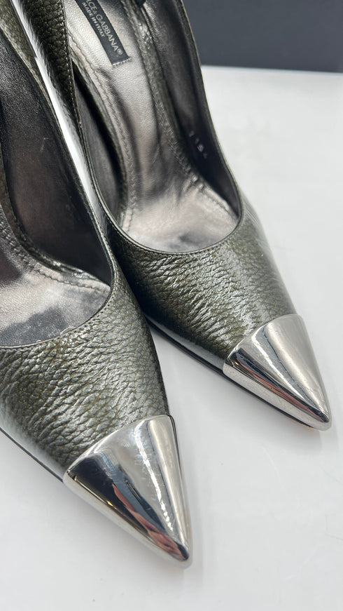 Décolleté punta metallo N38.5