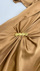 Abito midi asimmetrico Versace