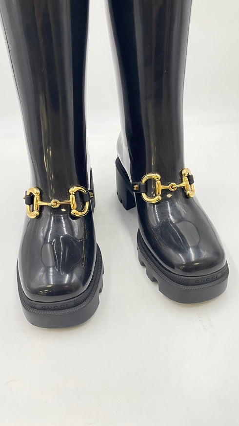 Stivali in gomma neri N.37