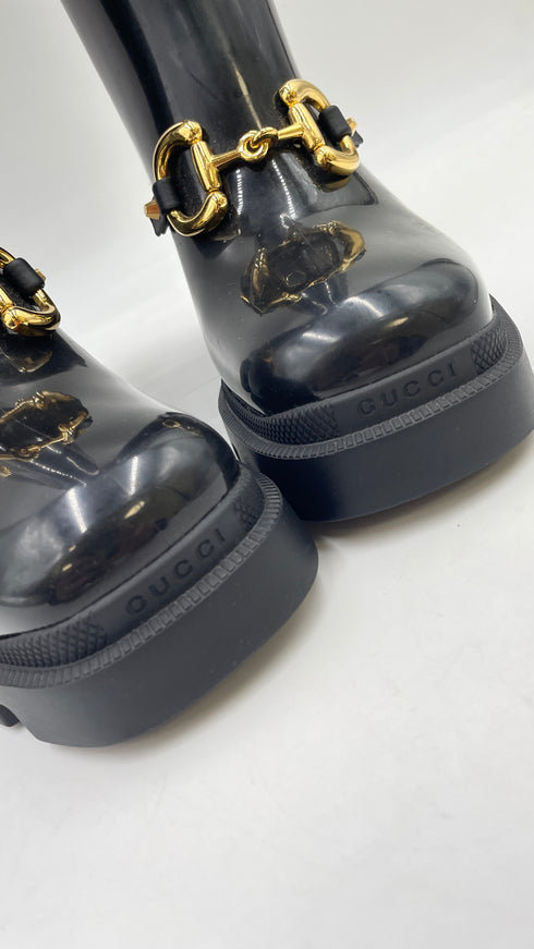 Stivali in gomma neri N.37