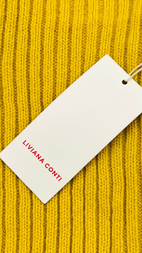 Coprispalle in maglia con cartellino