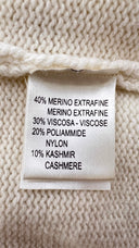 Maxi gilet color panna Erendira