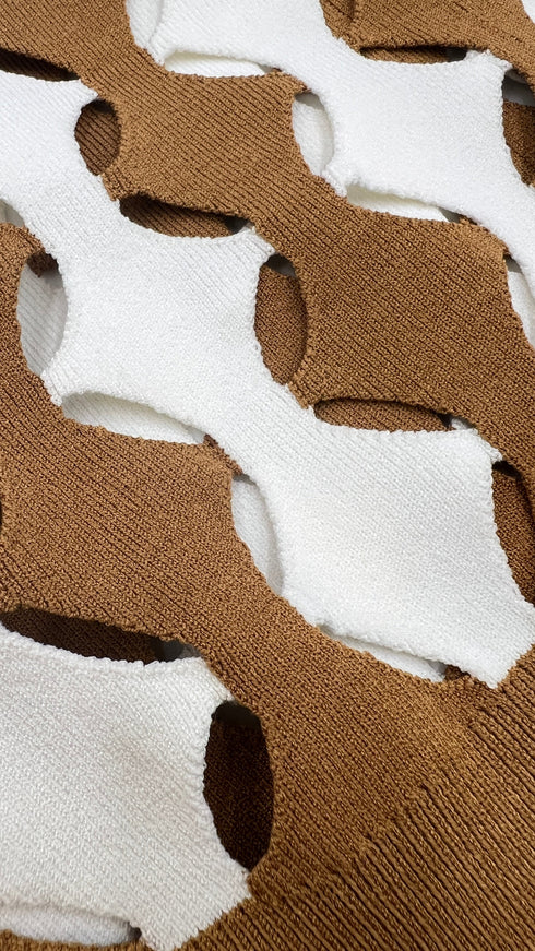 Polo traforata bicolor