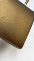 Borsa bauletto ecopelle dorata