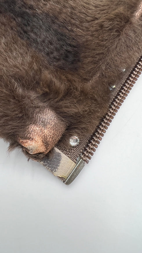 Pelliccia con strass