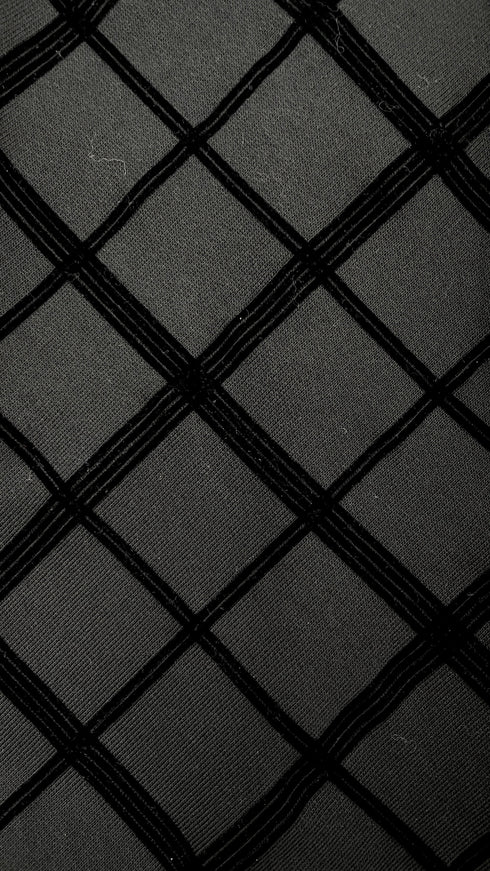 Giacca a rombi e perle