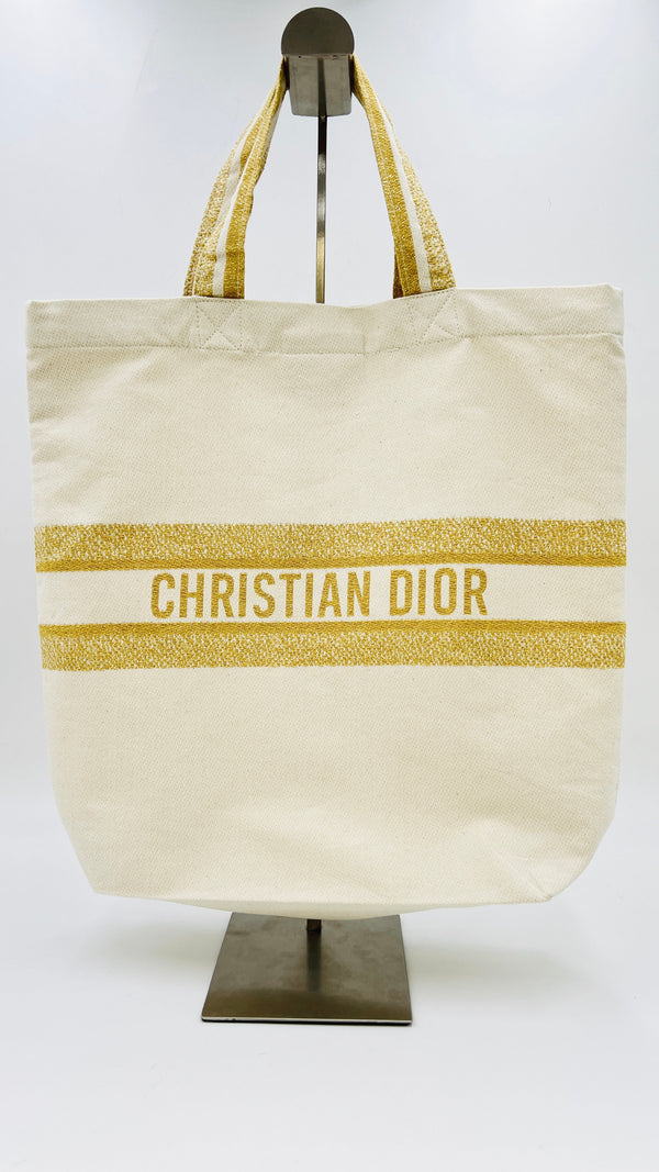 Shopper jacquard oro