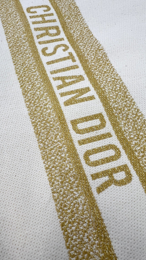 Shopper jacquard oro