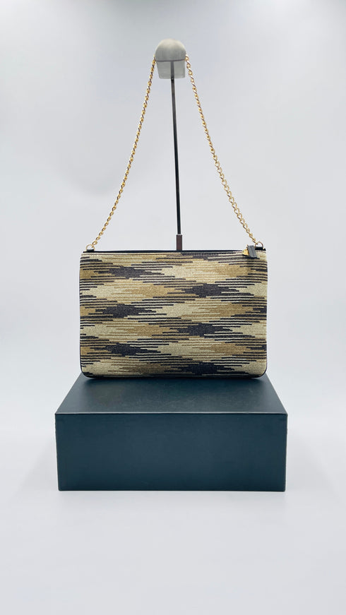 Pochette fiammata lurex