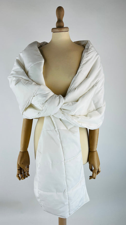 Maxi sciarpa imbottita