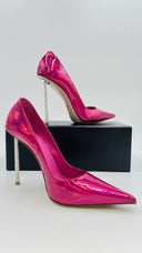 Décolleté fucsia tacco strass N.38 Le Silla