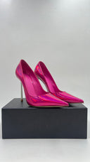Décolleté fucsia tacco strass N.38 Le Silla