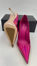Décolleté fucsia tacco strass N.38 Le Silla