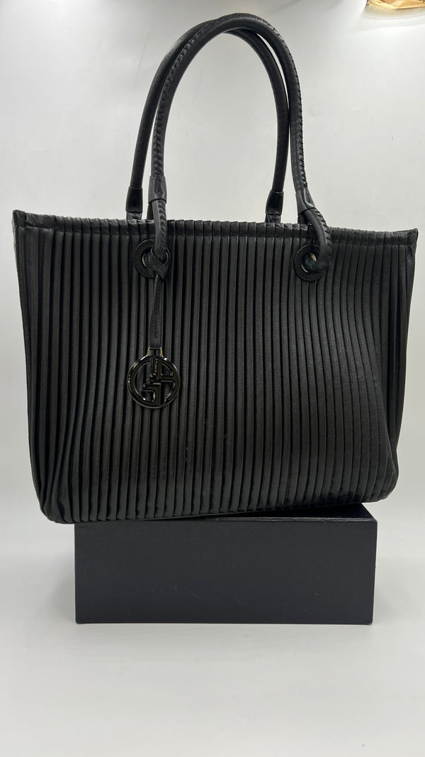 Tote bag nera a spalla
