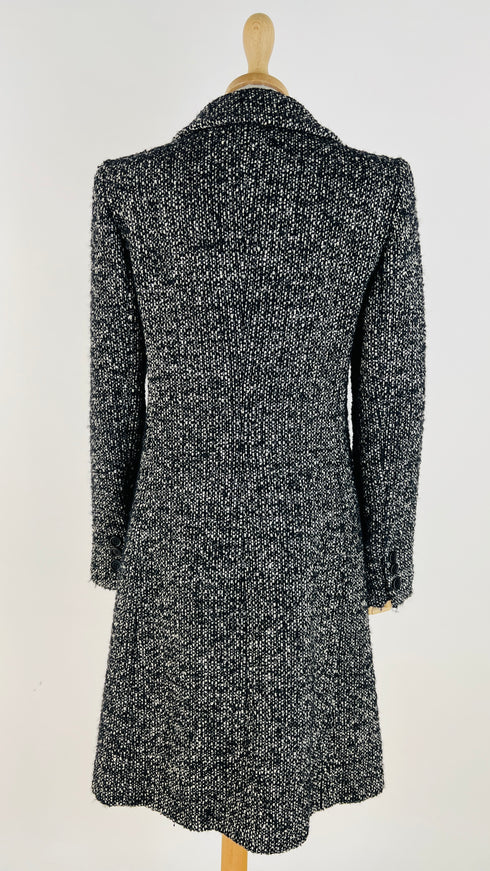 Cappotto sfiancato in tweed