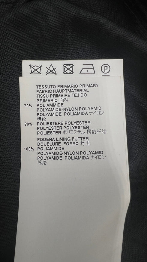 Abito corto lurex e cartellino