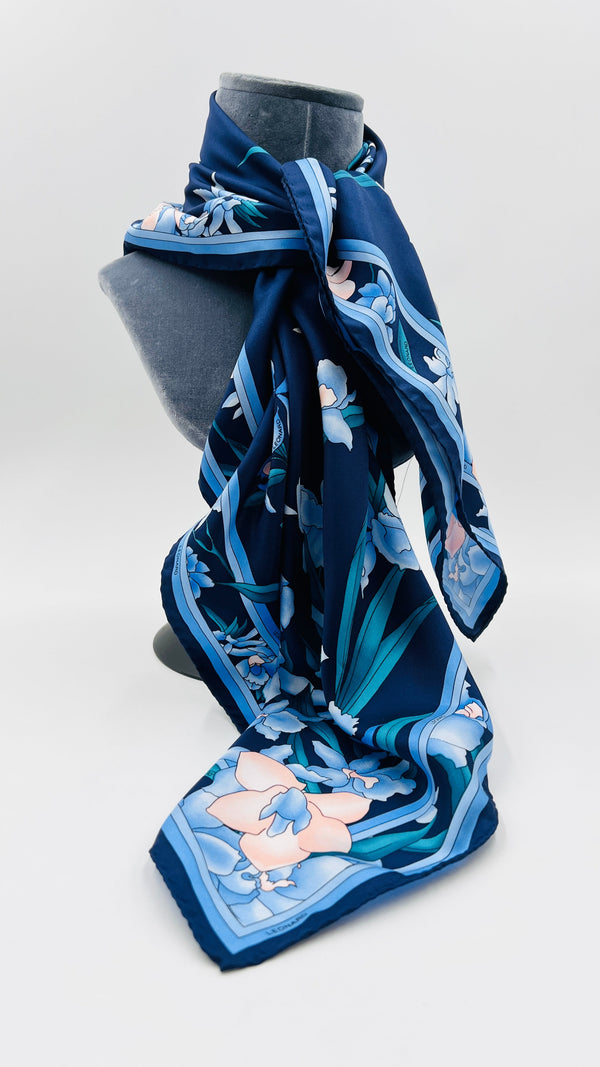 Foulard con orchidee