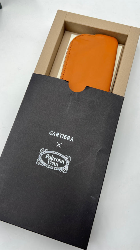 Porta chiavi in pelle upcycled