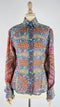 Camicia paisley in seta