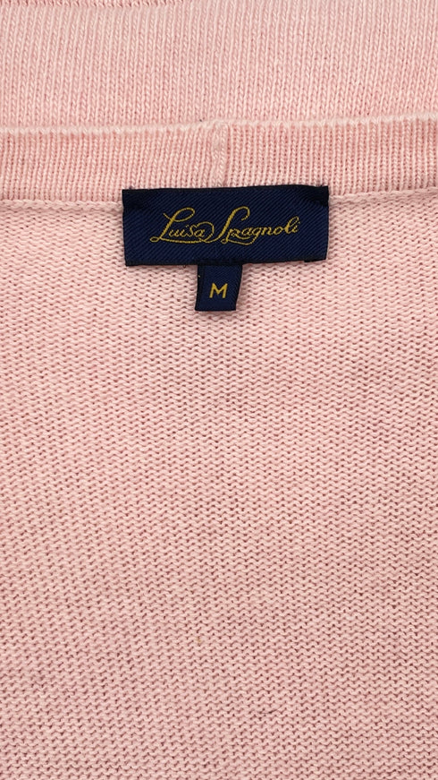 Cardigan margherite ricamate