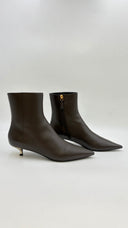 Stivaletti con tacco basso oro N°40 GIORGIO ARMANI